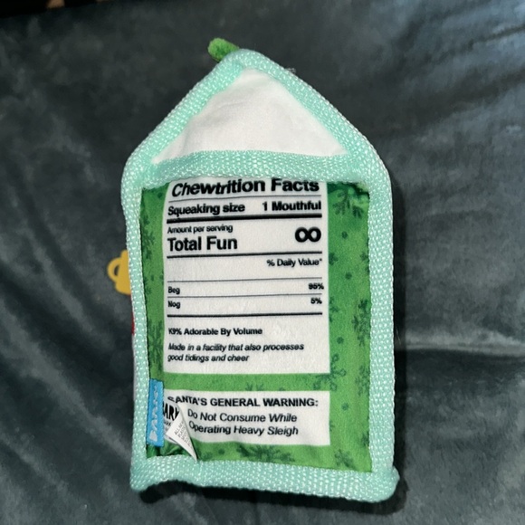 Bark Blitzen’s Best Beggnog M-L 20+ lbs dog toy New with tags - Picture 2 of 8